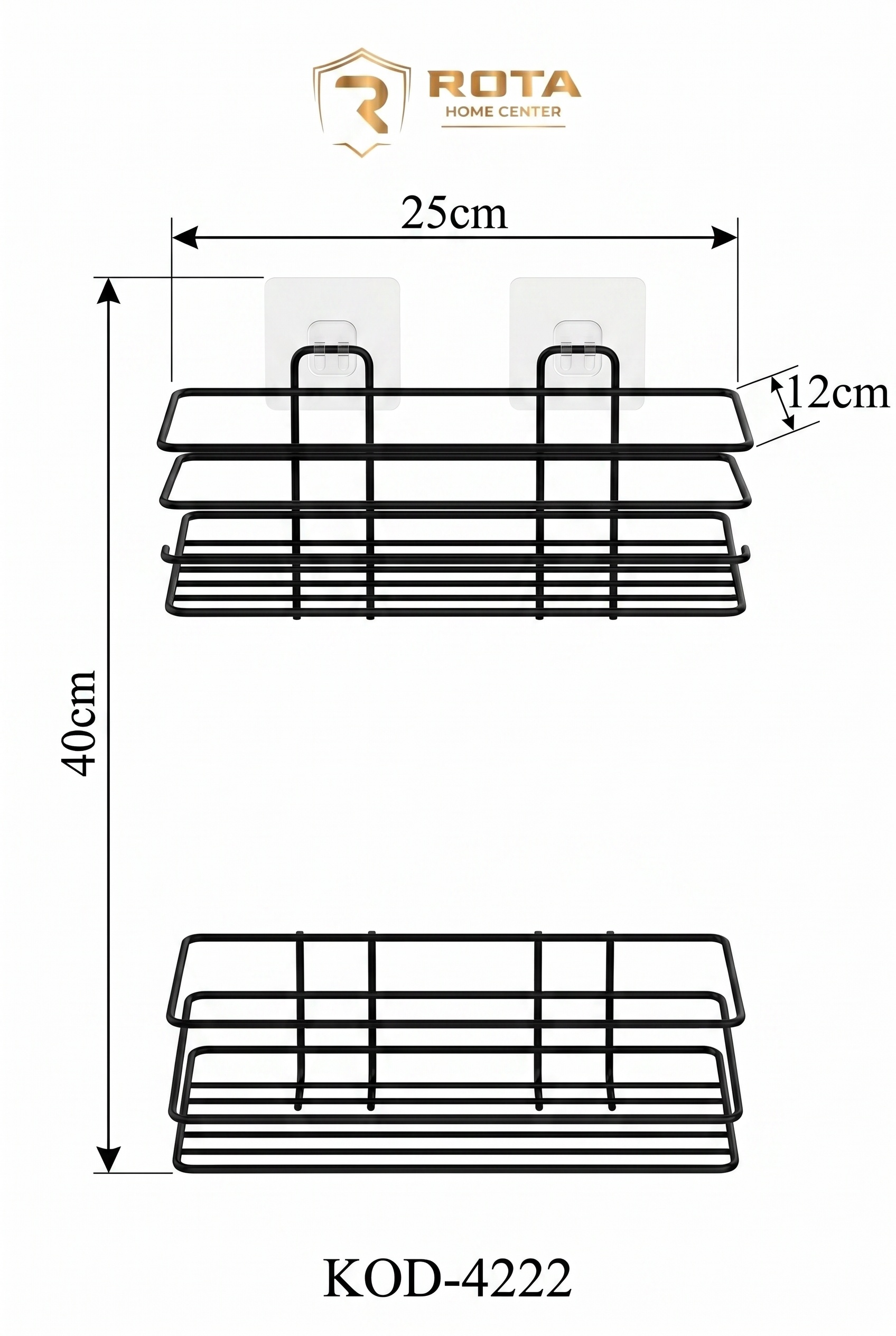 Filora Home Dikdörtgen Askılı Organizer — ürün boyutları ve ölçüleri